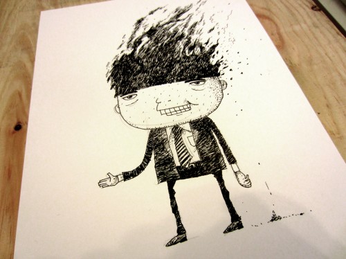 Hair on fire